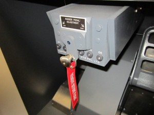 Dummy Rudder Pedal Elevator lateral view