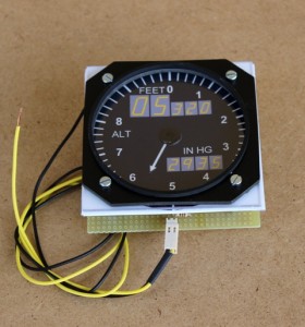 Digital Altimeter Gauge with Octagonal Frame x WEB